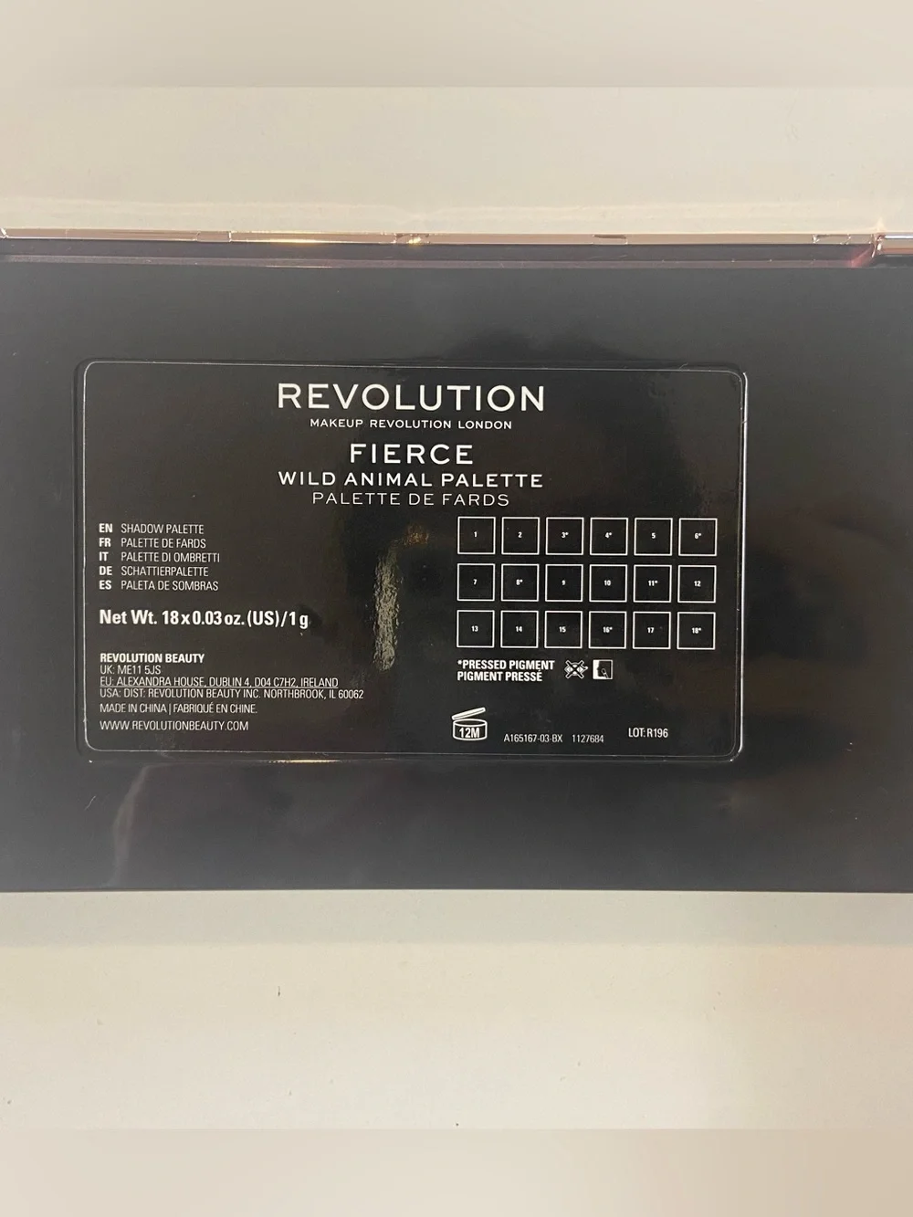 Revolution Makeup FIERCE Wild Animal Eyeshadow Palette Brand New Never Used